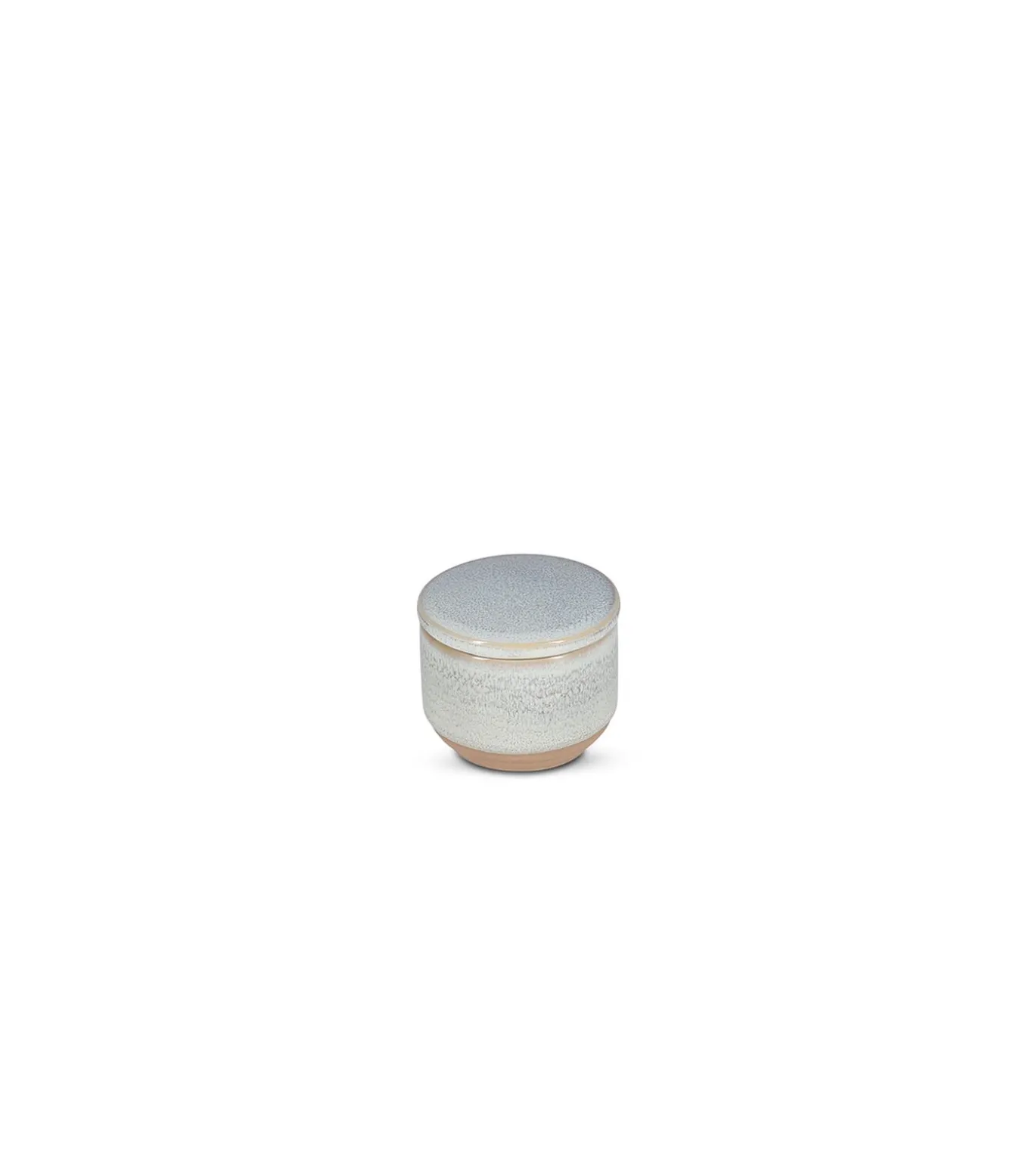 Suikerpot 7xH6cm met deksel beige Cameo