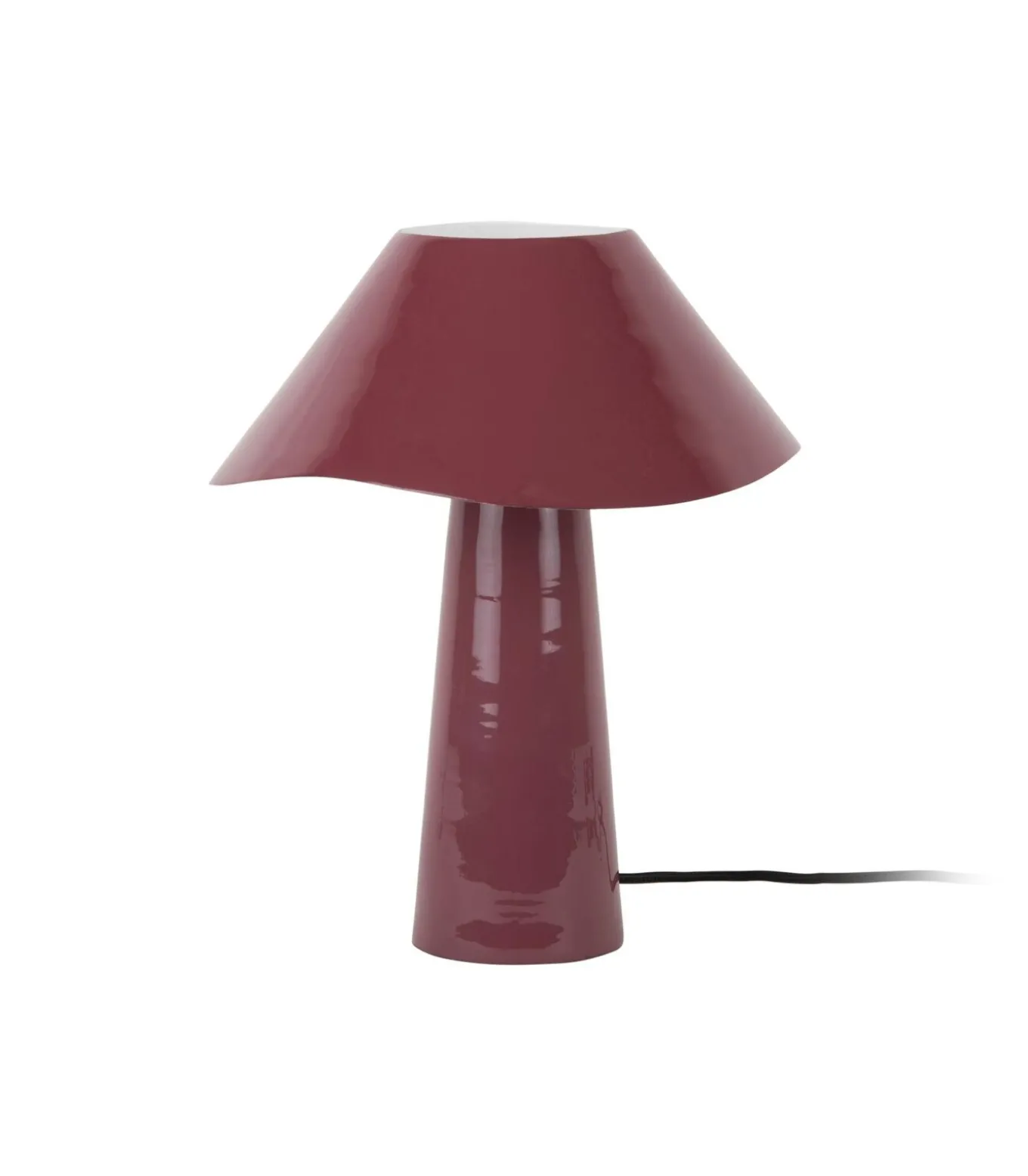 Tafellamp Ameno - Dark mauve - Ø28cm