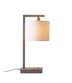 Tafellamp Boston - Bruin - 17x18x44cm