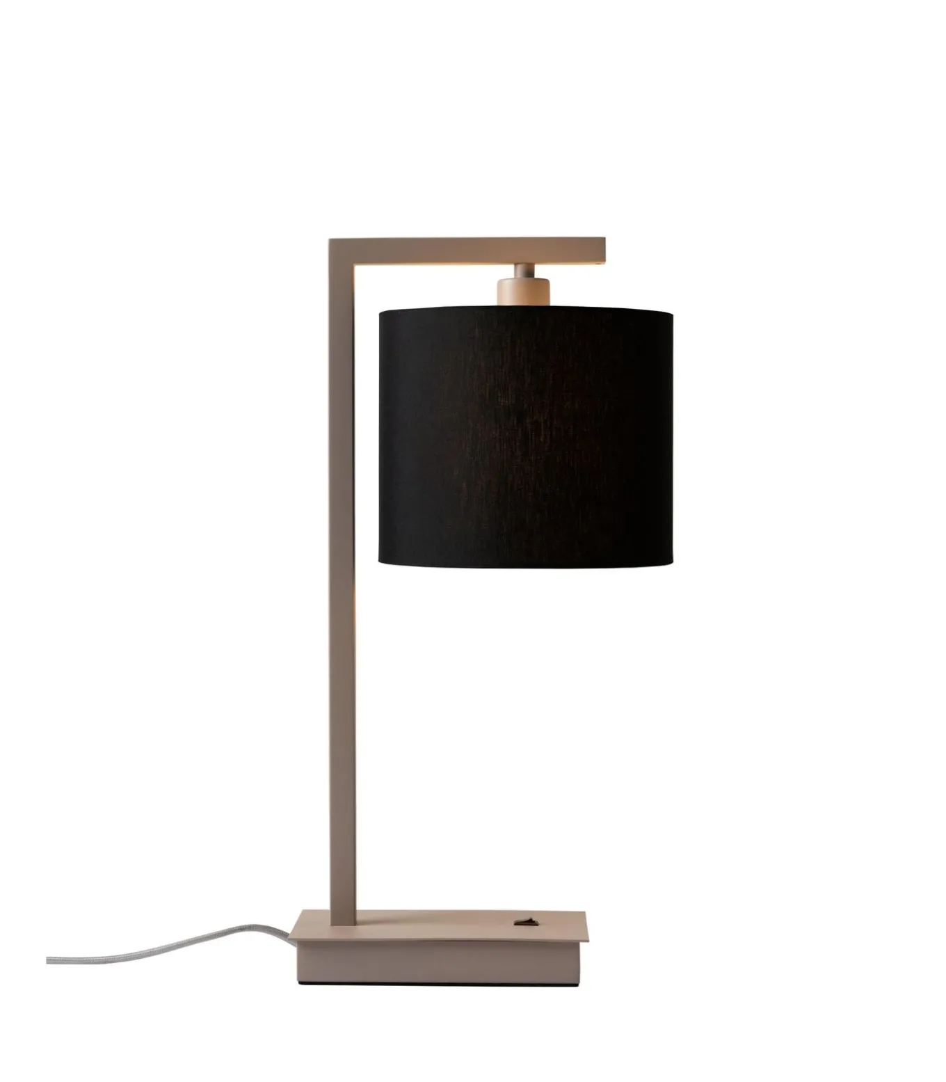 Tafellamp Boston - Bruin - 17x18x44cm