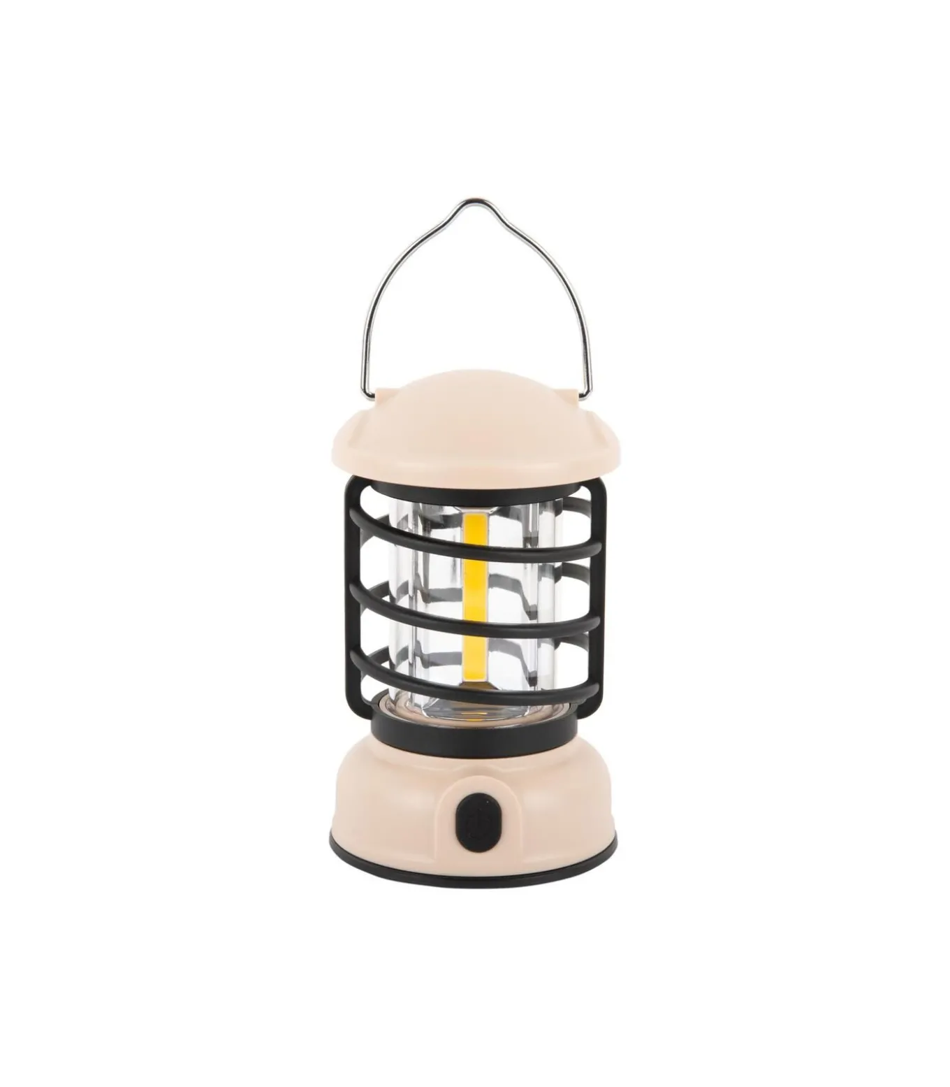 Tafellamp Camping Lantern Led - Gebroken Wit - 8.5x8.5x15cm