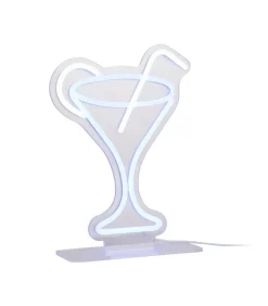 Tafellamp Cocktail - Lichtblauw - 21.8x21.8x30cm