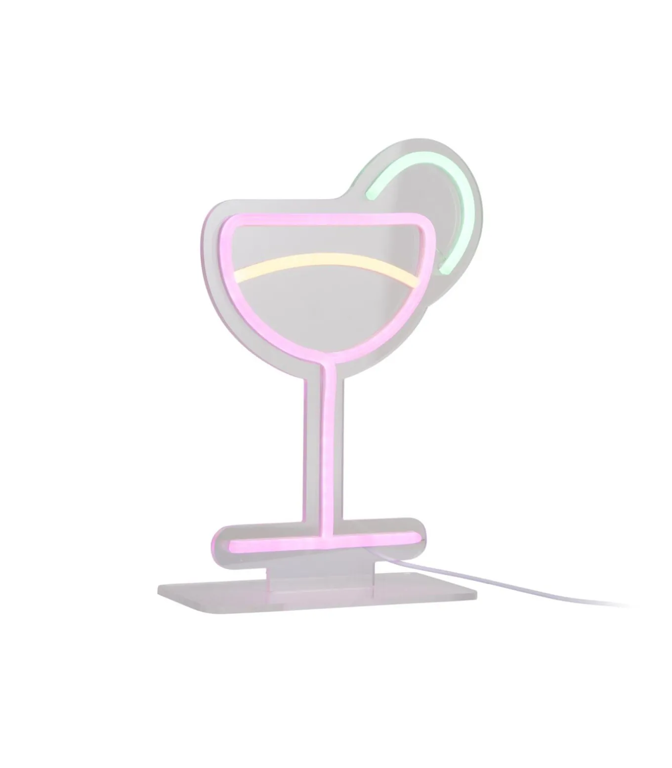 Tafellamp Cocktail - Multicolor - 21.1x21.1x30cm