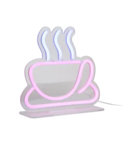 Tafellamp Coffee - Lichtroze - 22x22x21cm