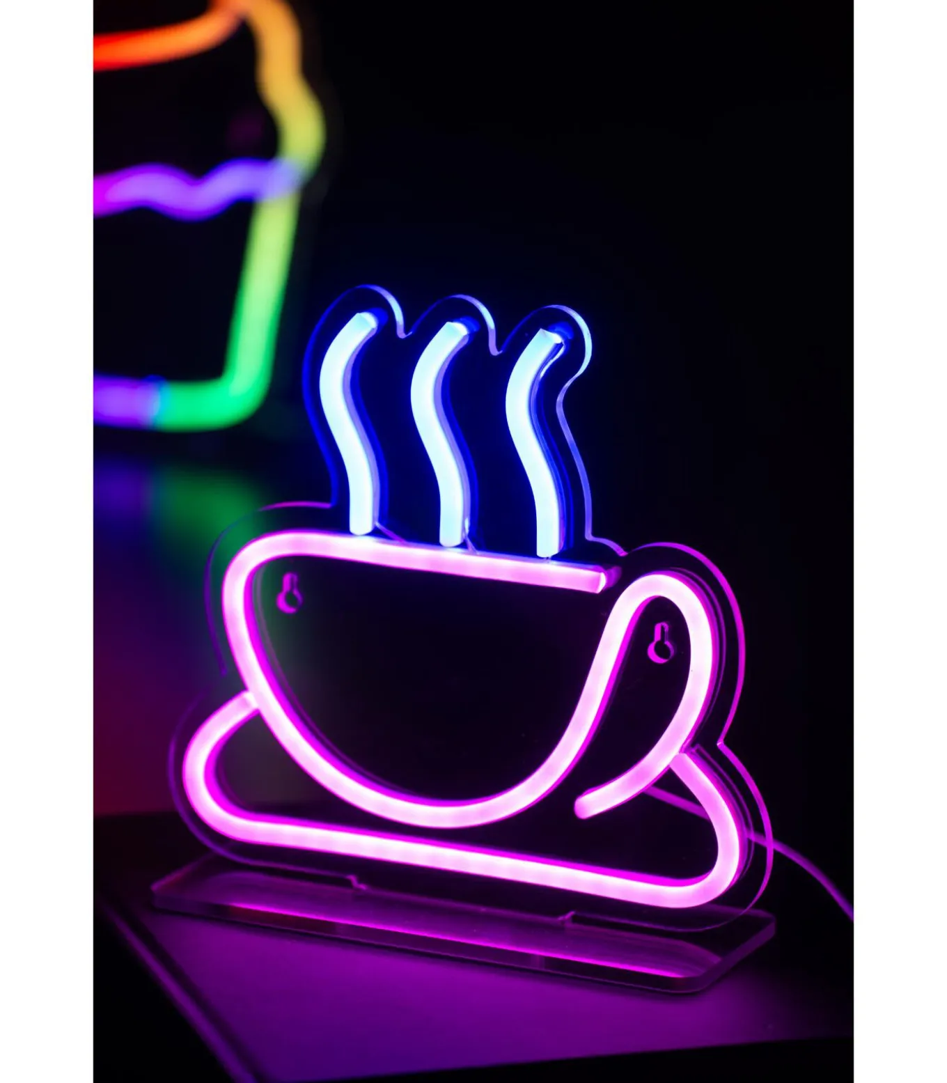 Tafellamp Coffee - Lichtroze - 22x22x21cm