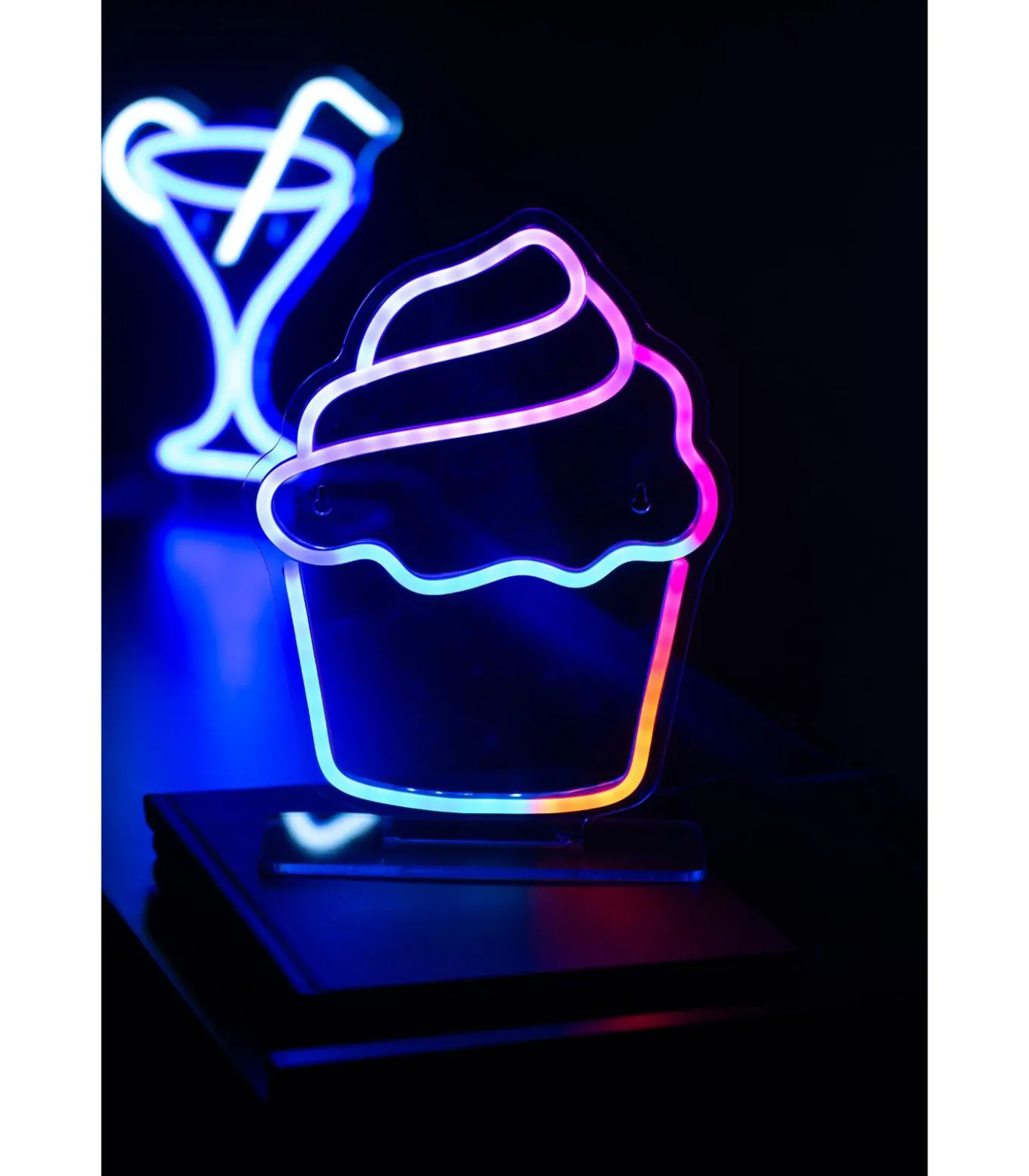 Tafellamp Colour Changing Cupcake - Multicolor - 21.7x21.7x29.3cm