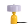 Tafellamp Double Funky - Heldergeel - Ø19cm