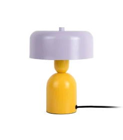 Tafellamp Double Funky - Heldergeel - Ø19cm