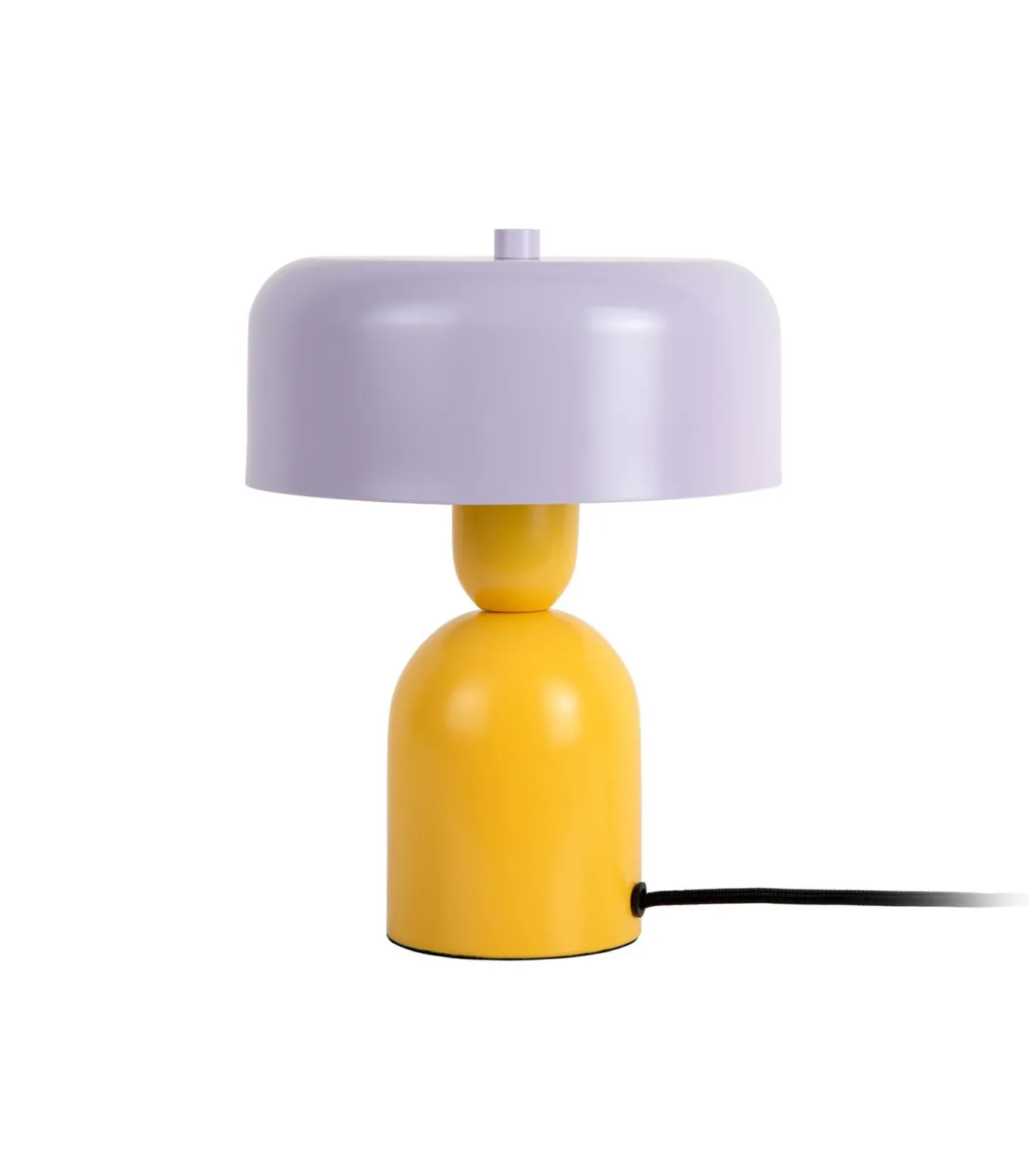 Tafellamp Double Funky - Heldergeel - Ø19cm