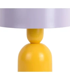 Tafellamp Double Funky - Heldergeel - Ø19cm
