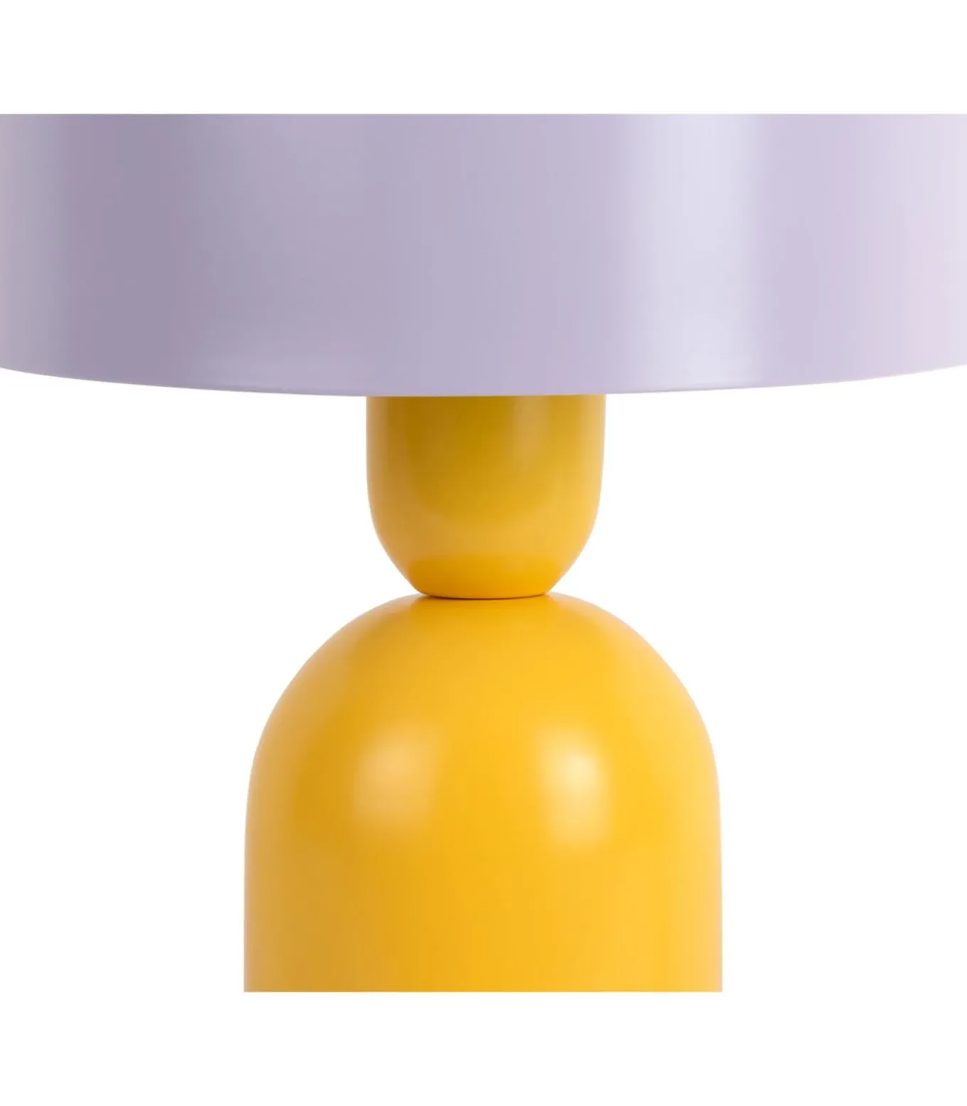 Tafellamp Double Funky - Heldergeel - Ø19cm