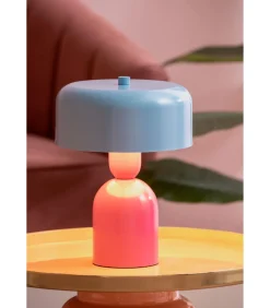 Tafellamp Double Funky - Helderroze - Ø19cm