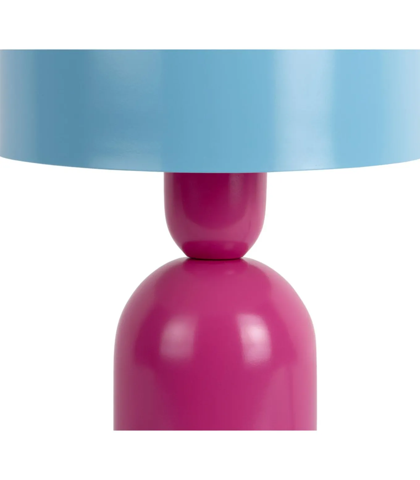 Tafellamp Double Funky - Helderroze - Ø19cm