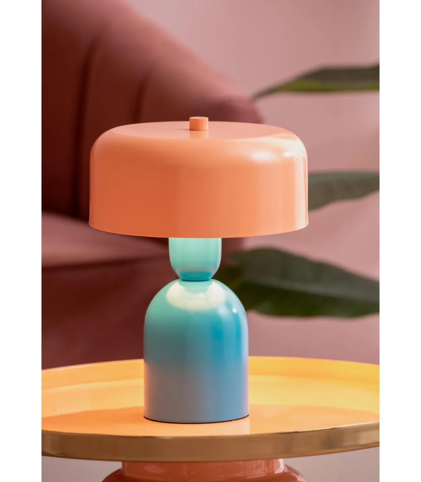 Tafellamp Double Funky - Lichtblauw - Ø19cm