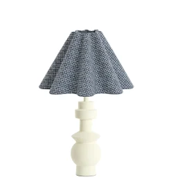 Tafellamp Esino/Bezaha - Crème/Wit - Ø35x46cm