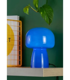 Tafellamp Fervor - Blauw - 15x15x20cm