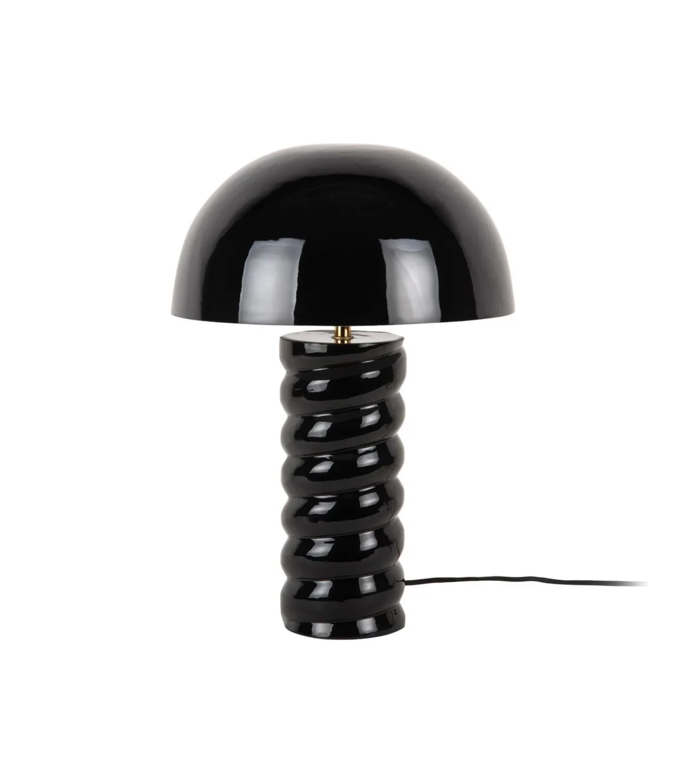 Tafellamp Gracio - Glanzend zwart - Ø30cm