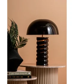 Tafellamp Gracio - Glanzend zwart - Ø30cm