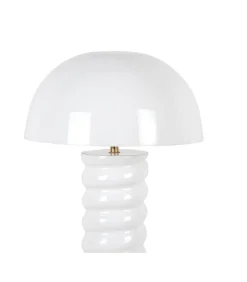 Tafellamp Gracio - Glanzend wit - Ø30cm