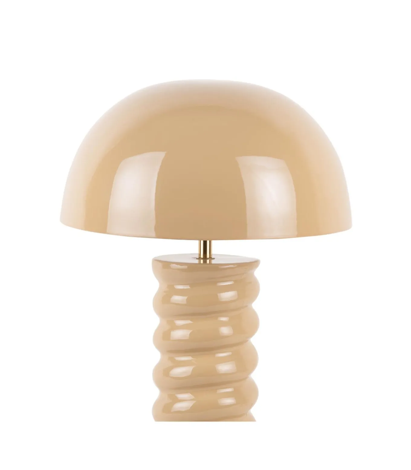 Tafellamp Gracio - Zachtbruin - Ø30cm