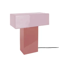 Tafellamp Grato Recto - Roze - 32x15x35cm
