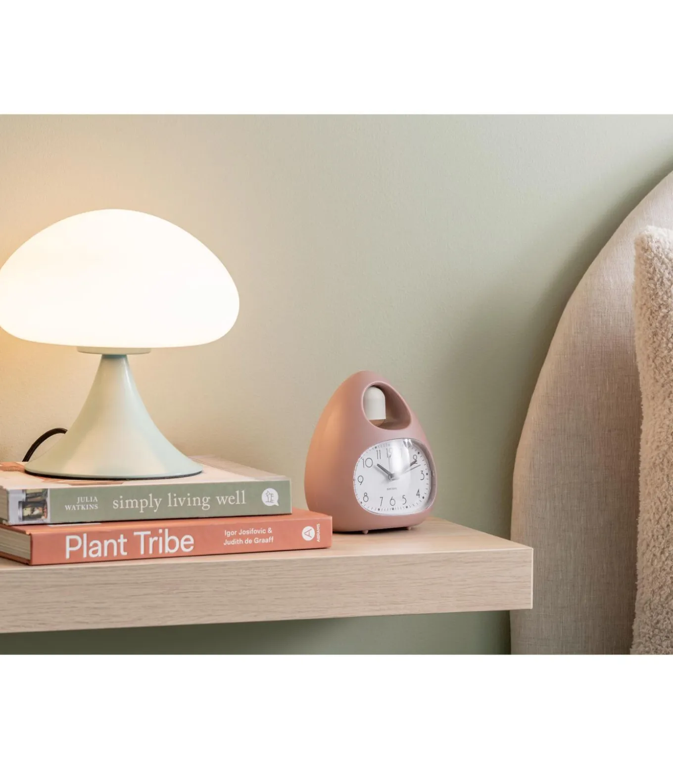 Tafellamp Hongo - Mistig blauw - Ø20cm