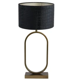 Tafellamp Jamiri/Praya - Ant, Brons/Zwart - Ø30x67cm