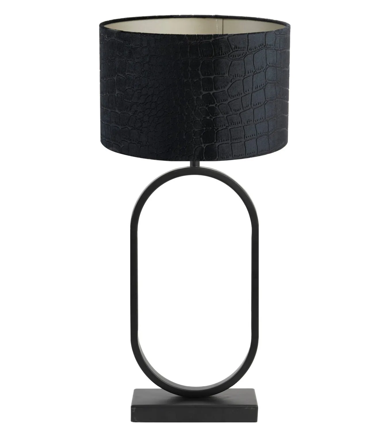 Tafellamp Jamiri/Praya Zwart/Zwart - Ø30x67cm