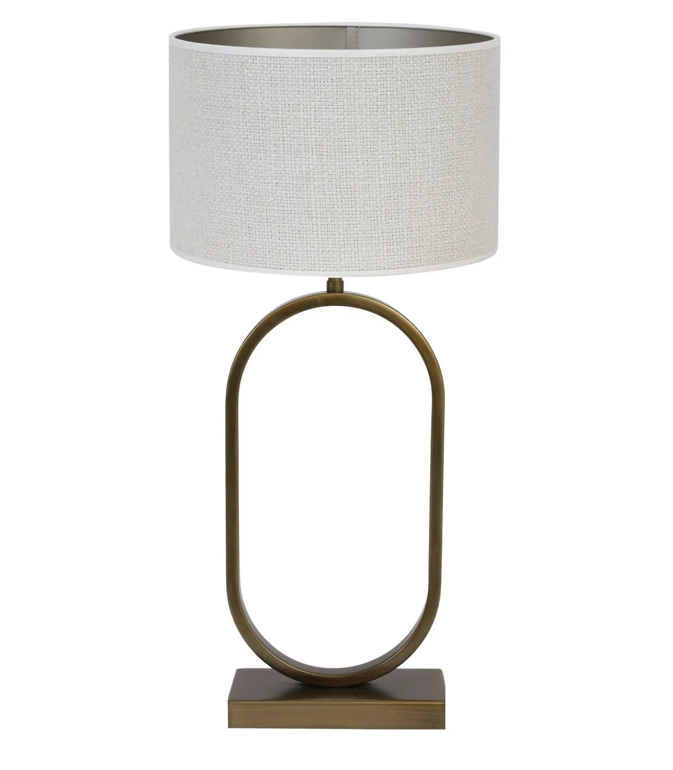 Tafellamp Jamiri/Saverna - Ant, Brons/Eiwit - Ø30x67cm