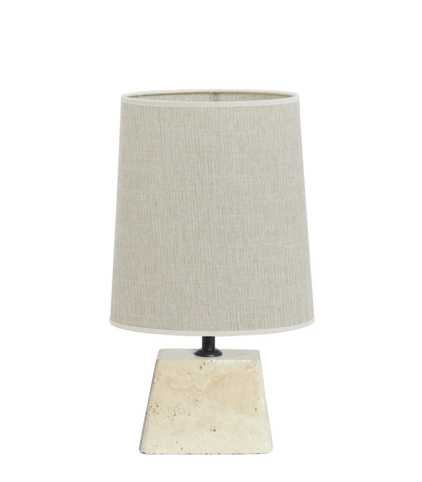 Tafellamp Kardan/Breska - Zand/Wit - 25x21x49cm