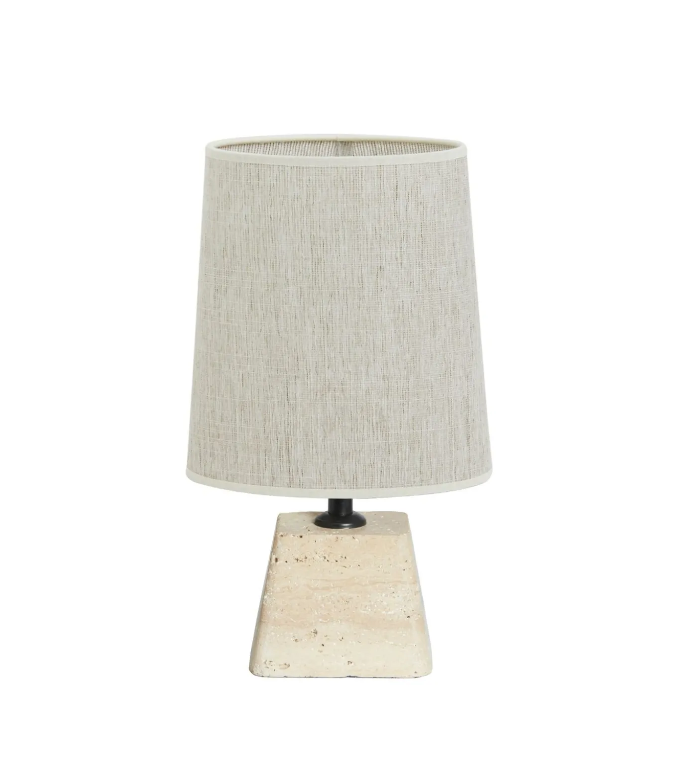 Tafellamp Kardan/Breska - Zand/Wit - 21x17,5x42cm