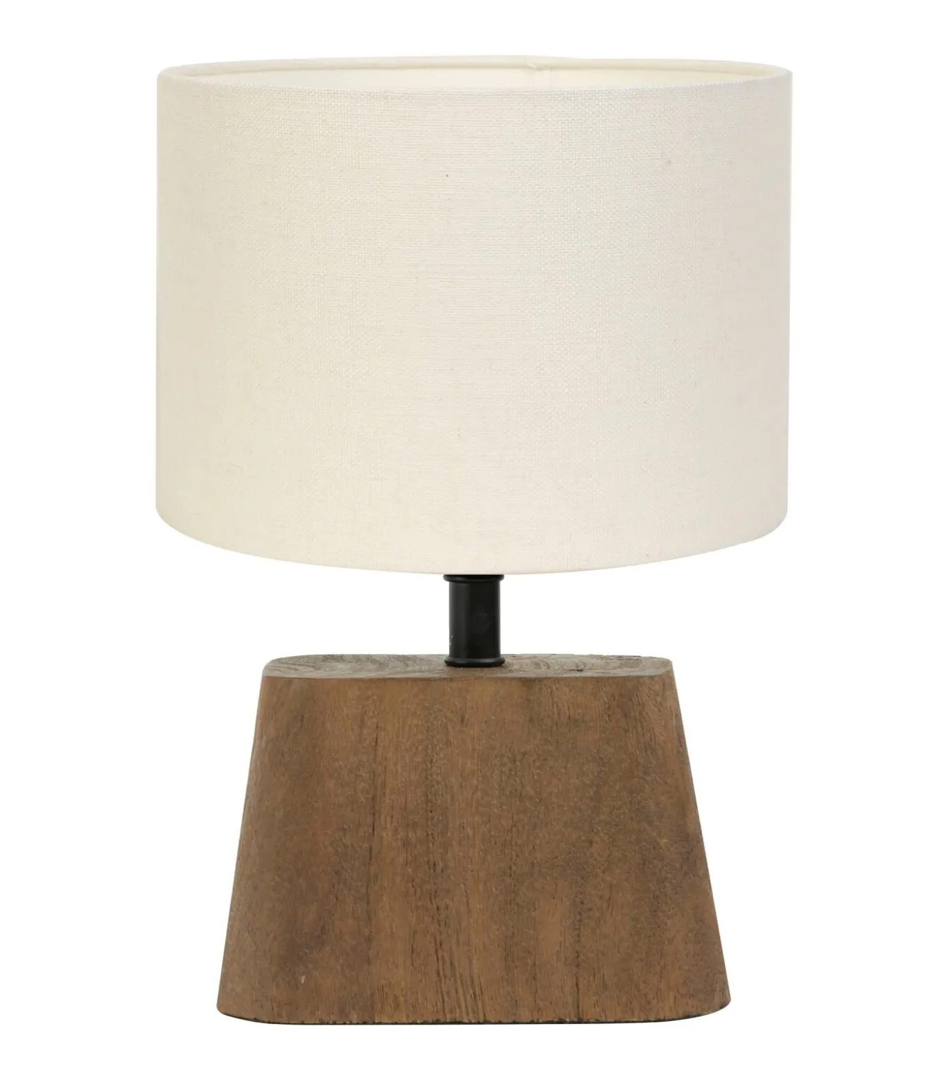 Tafellamp Kardan/Livigno - Hout/Eiwit - Ø20x29cm