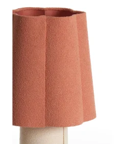 Tafellamp Musaby - Zachtroze - Ø25cm