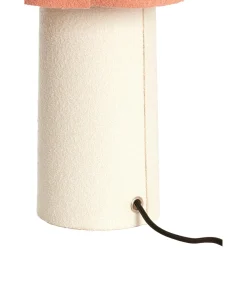 Tafellamp Musaby - Zachtroze - Ø25cm