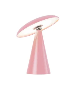 Tafellamp Phoebe Led - Lichtroze - Ø23cm