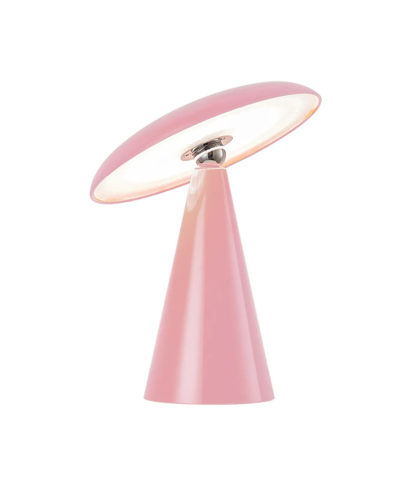 Tafellamp Phoebe Led - Lichtroze - Ø23cm