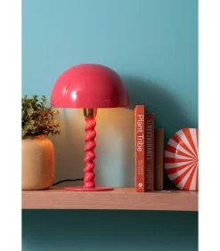 Tafellamp Prisa - Helderroze - Ø25cm