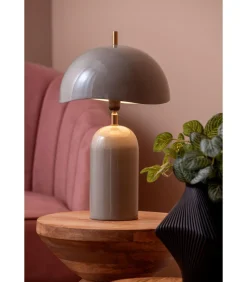 Tafellamp Querido - Donkergrijs - Ø25cm