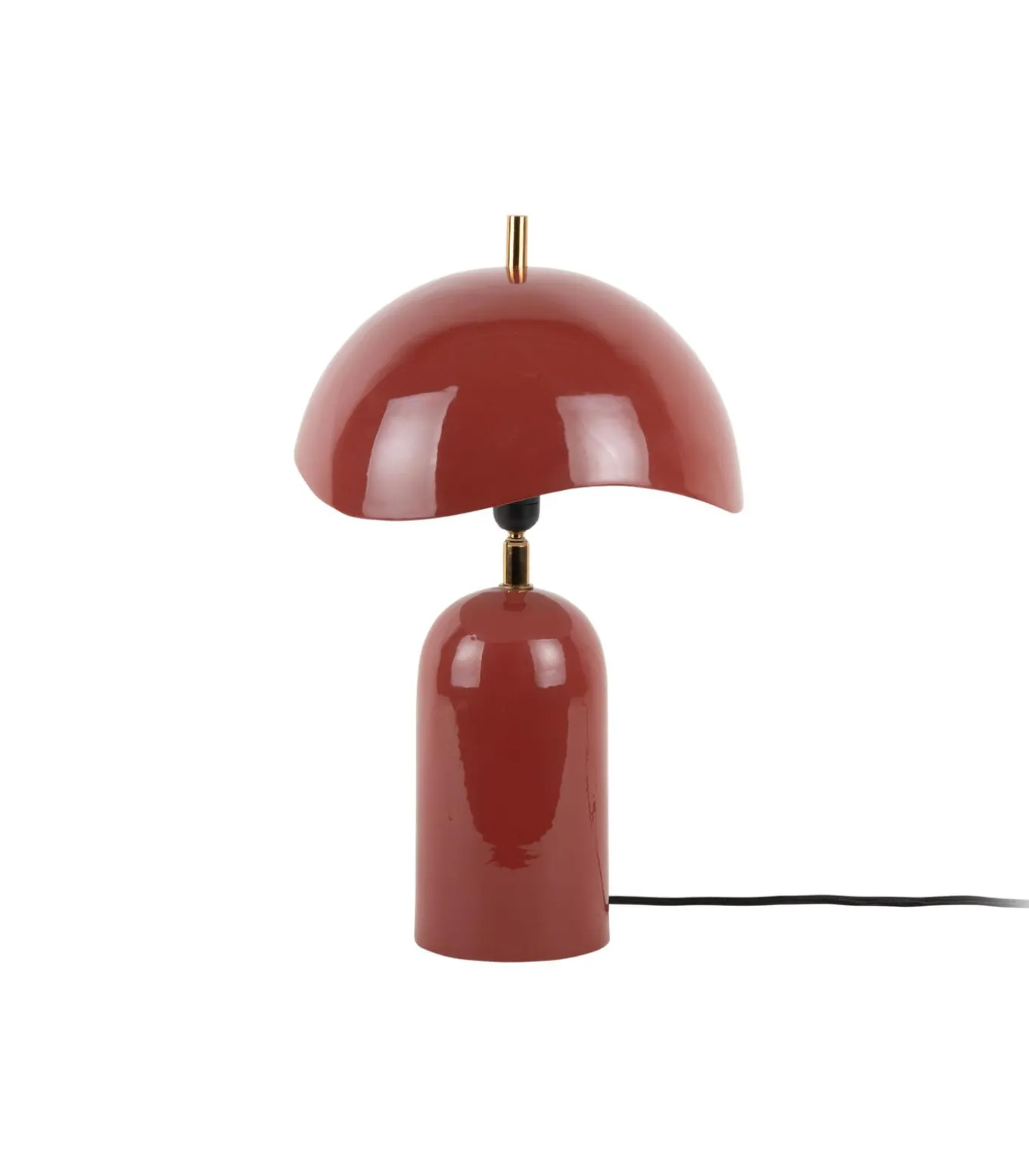 Tafellamp Querido - Rode oker - Ø25cm