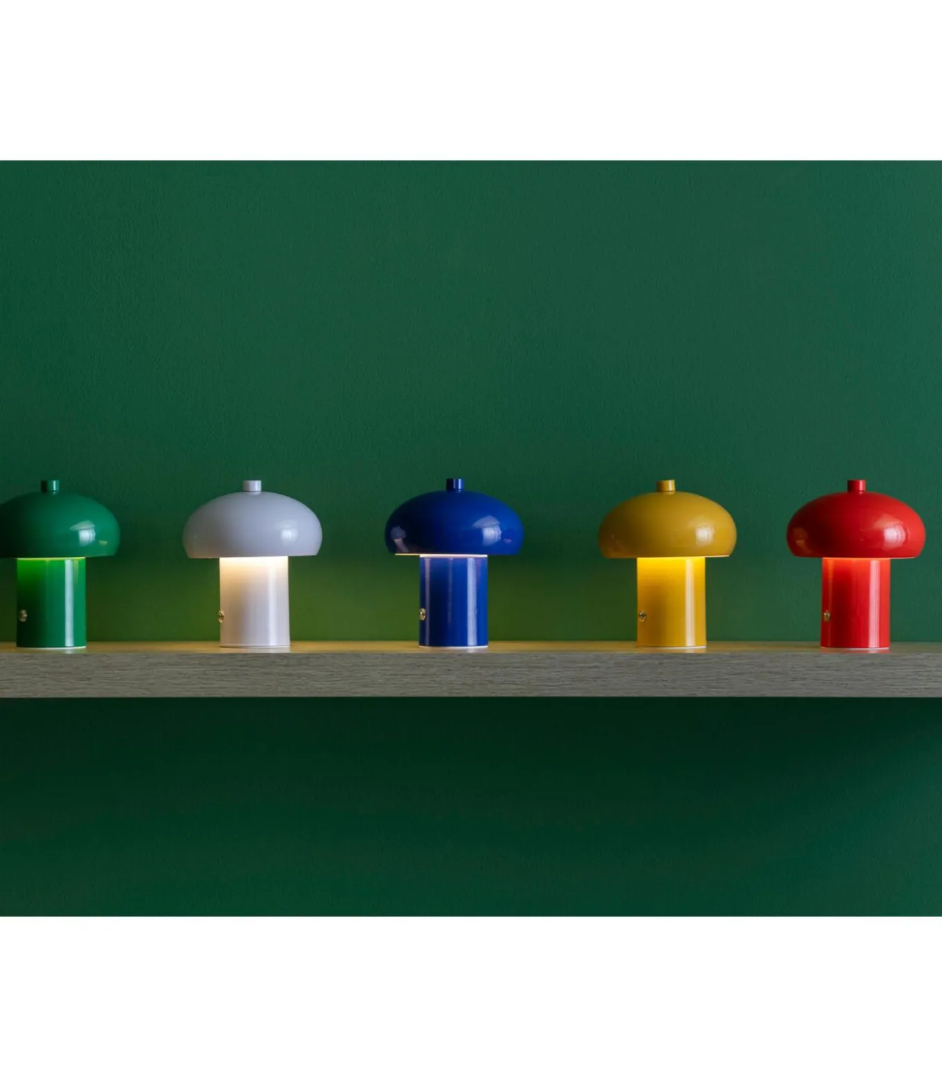 Tafellamp Retro Seta Led - Geel - 12.5x12.5x15cm