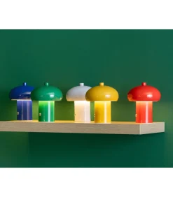 Tafellamp Retro Seta Led - Blauw - 12.5x12.5x15cm