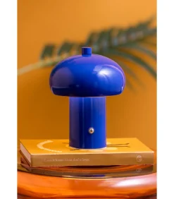 Tafellamp Retro Seta Led - Blauw - 12.5x12.5x15cm