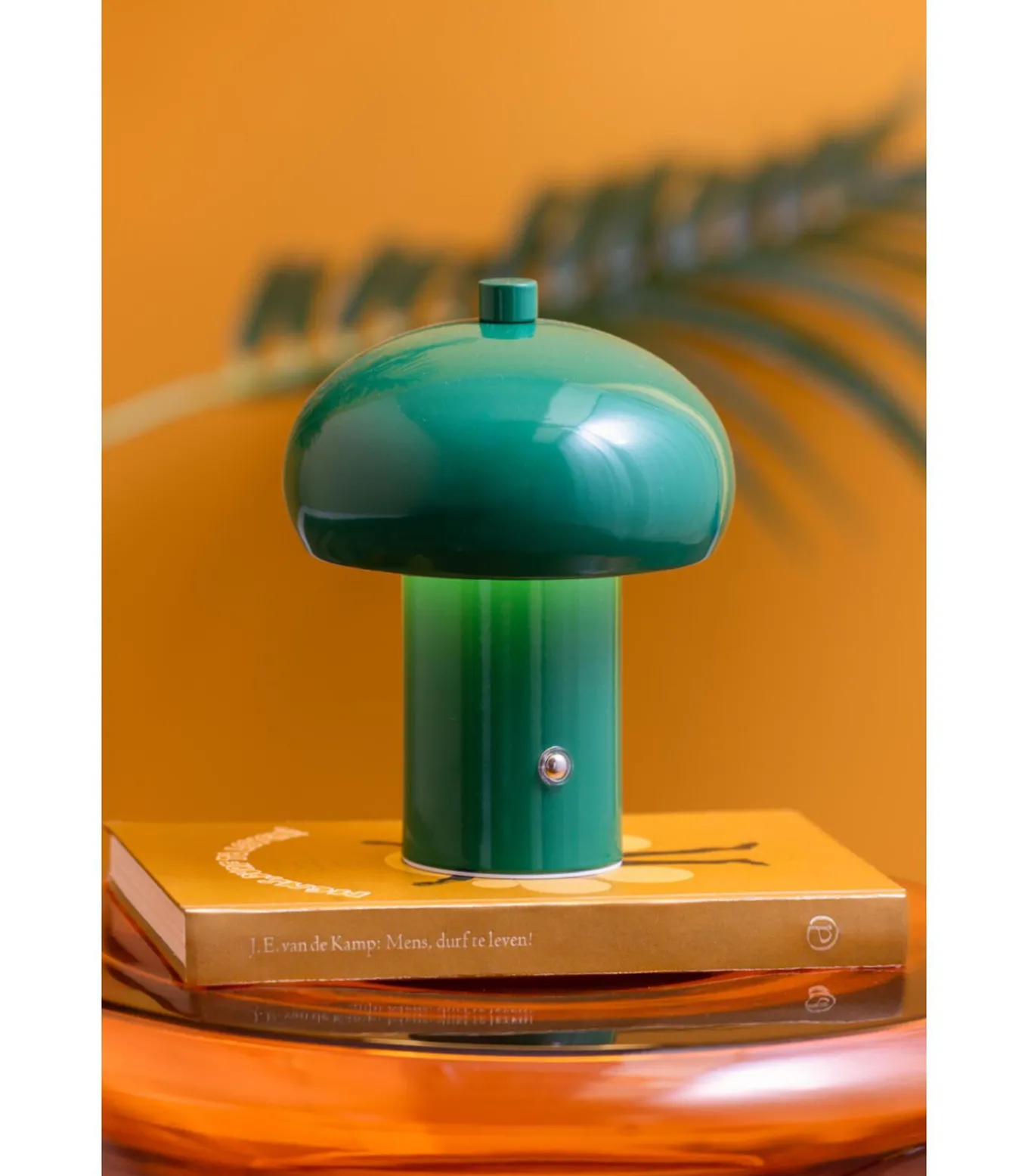 Tafellamp Retro Seta Led - Groen - 12.5x12.5x15cm