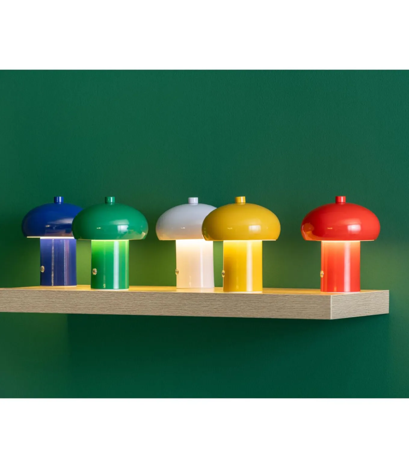 Tafellamp Retro Seta Led - Groen - 12.5x12.5x15cm