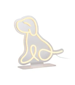 Tafellamp Sitting Dog - Lichtgeel - 27.8x27.8x30cm