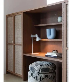 Tafellamp Stavanger - Grijs - 28x20x51cm