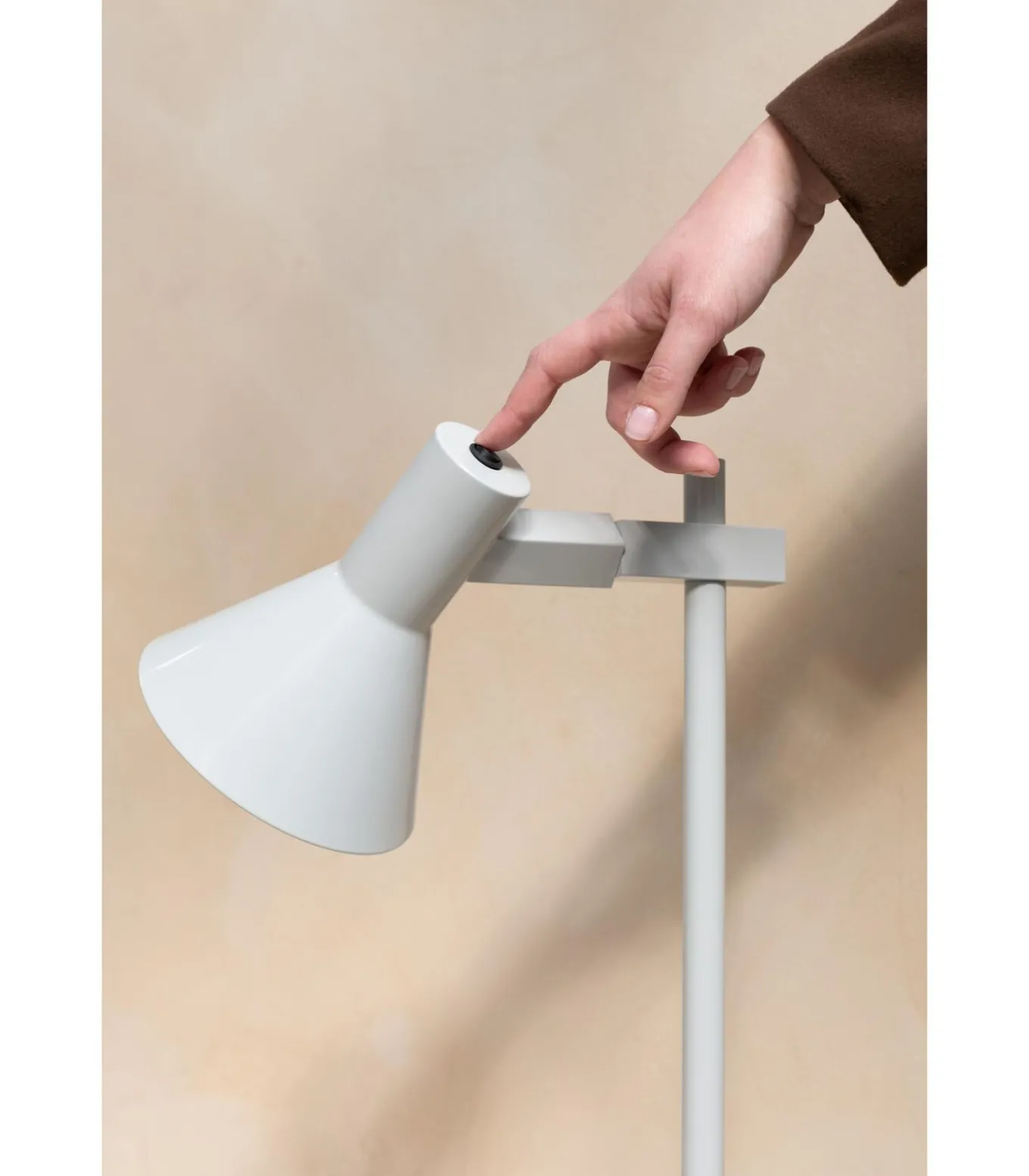 Tafellamp Stavanger - Grijs - 28x20x51cm