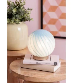Tafellamp Summer Globe - Zachtblauw - 15.2x15.2x16.7cm