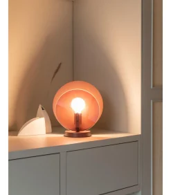 Tafellamp Toledo - Bruin - 22x30x32.5cm