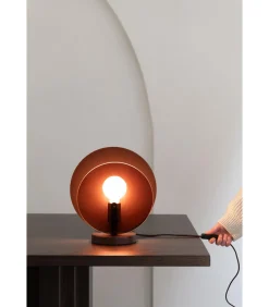 Tafellamp Toledo - Bruin - 22x30x32.5cm